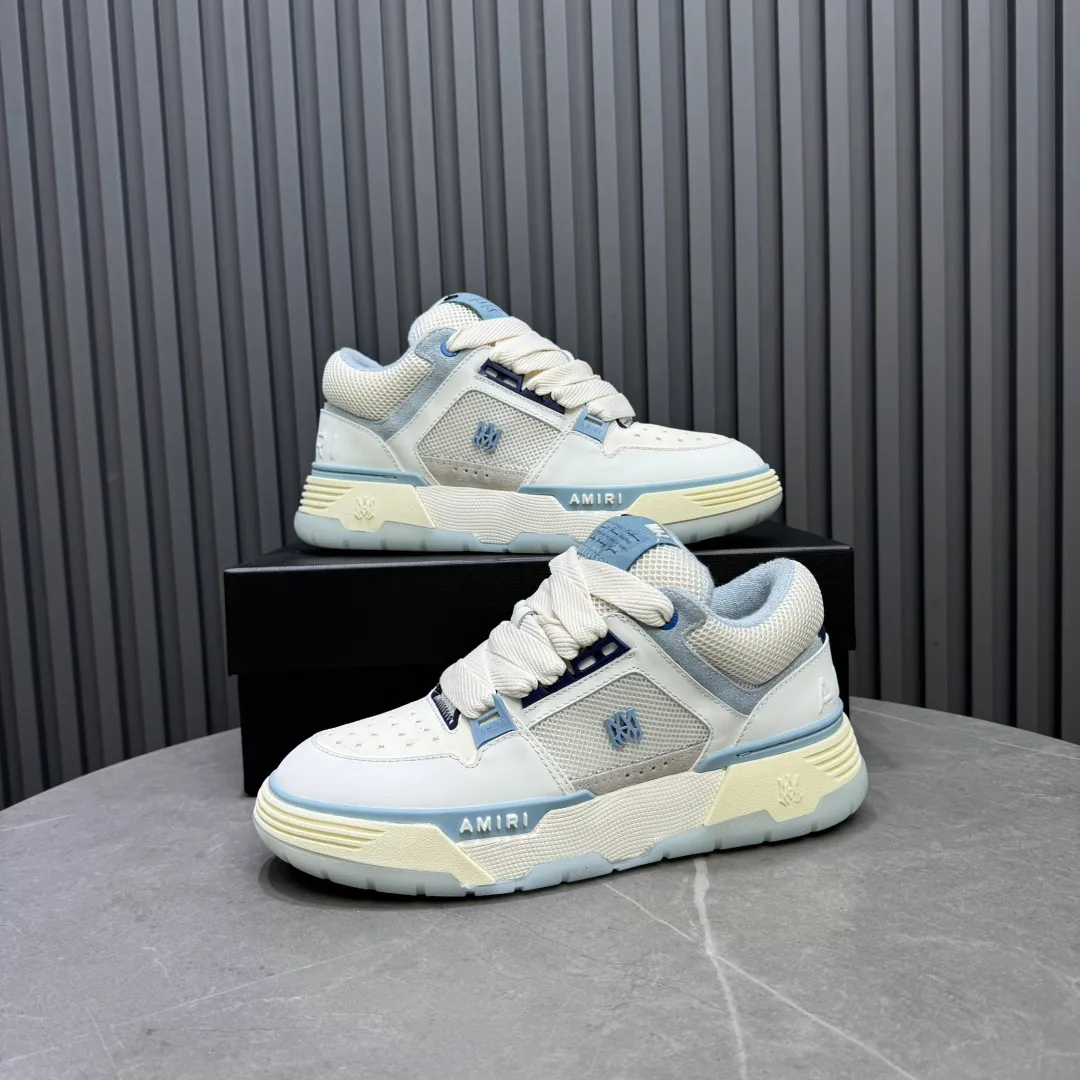 Men's shoes 💰660💰 AMIRI AMIRI trendy brand hot sale 🔥 Available all year round, couples 💑 Official website synchronization Imported fabrics 1⃣️ vs 1⃣️ replica, original factory special original sole, 35-45 (45. non-refundable)